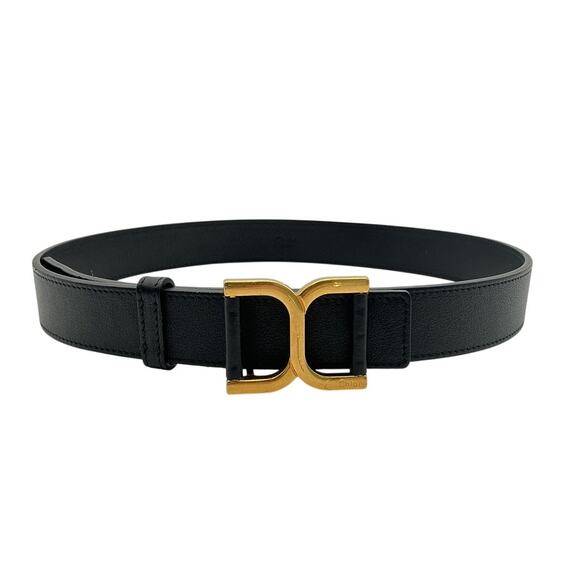 Chloe Accessories - Chloe Leather Black Marcie Belt Size S